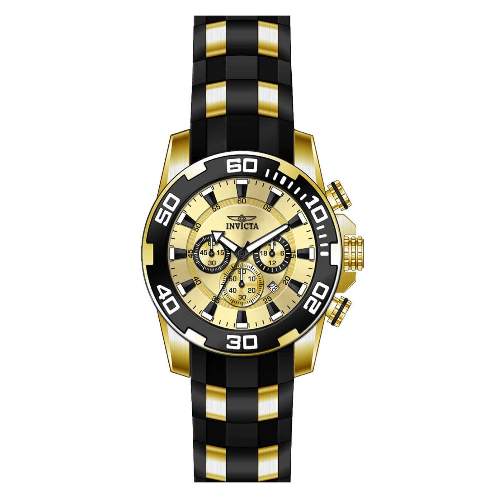RELOJ PARA HOMBRE INVICTA PRO DIVER 22346 DORADO Kronotime