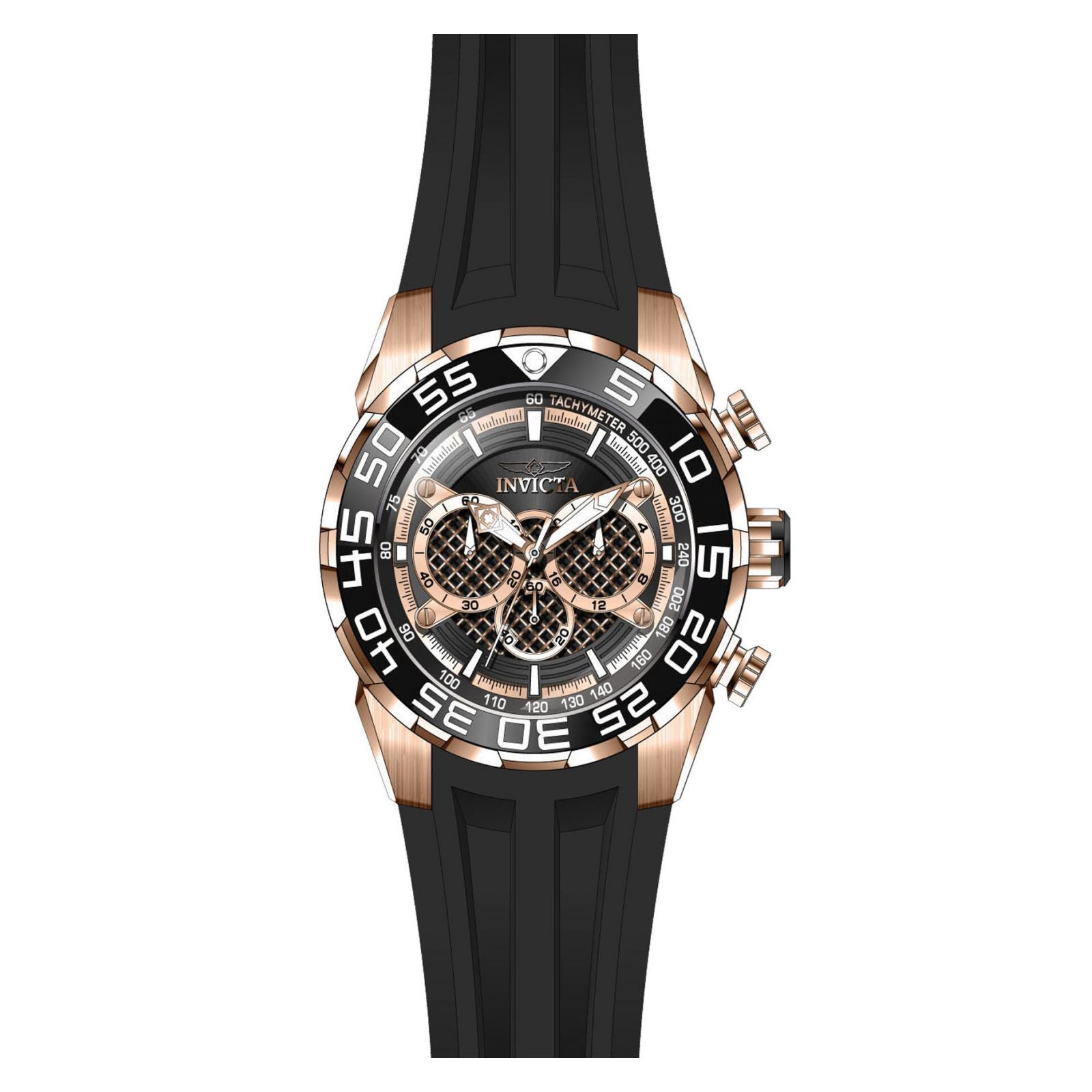RELOJ DEPORTIVO PARA HOMBRE INVICTA SPEEDWAY 26304 - NEGRO – Kronotime