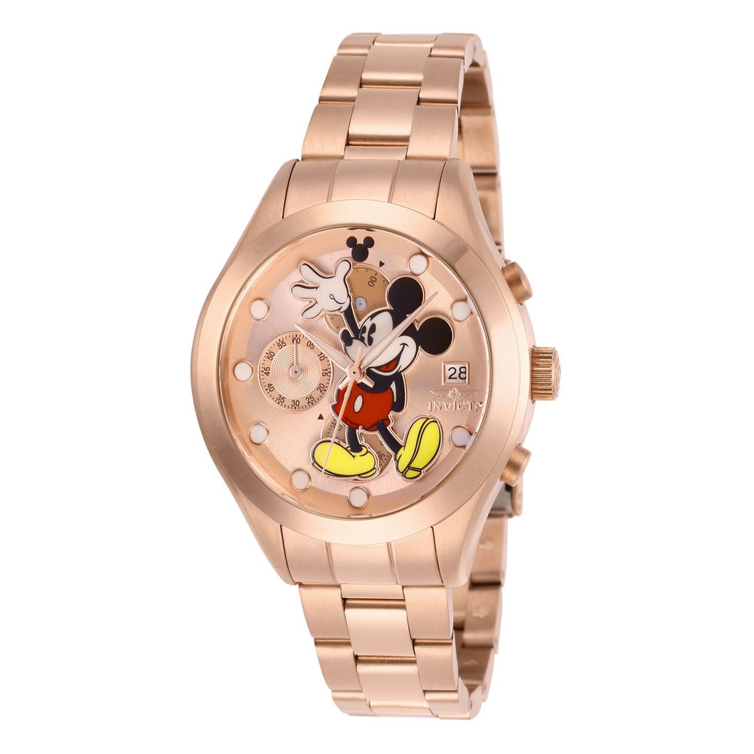 RELOJ MICKEY RATÓN PARA MUJER INVICTA DISNEY LIMITED EDITION 27400 - ORO ROSA