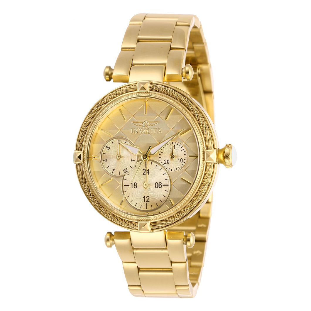 RELOJ  PARA MUJER INVICTA BOLT 28957 - DORADO