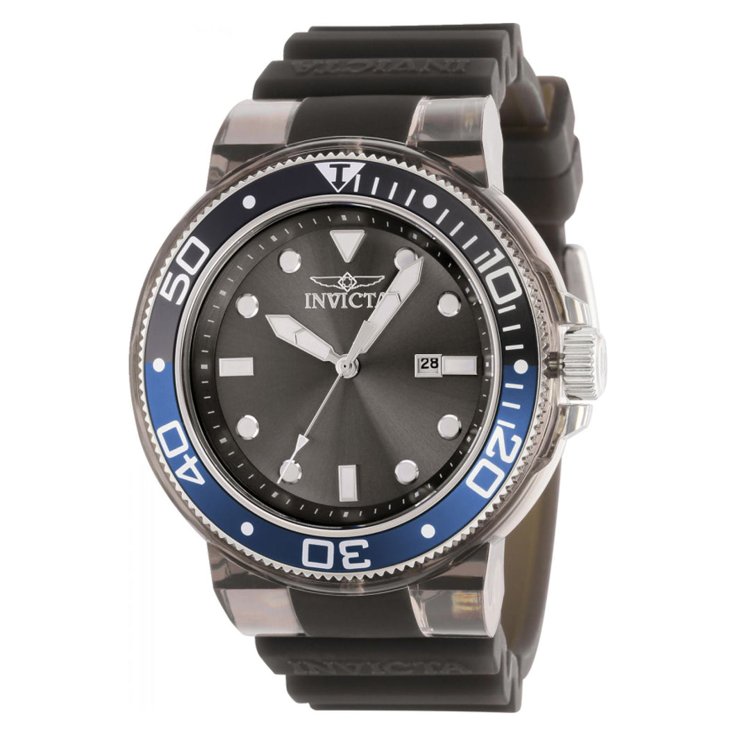 RELOJ DEPORTIVO PARA HOMBRE INVICTA PRO DIVER 38888 - TRANSPARENTE, NEGRO