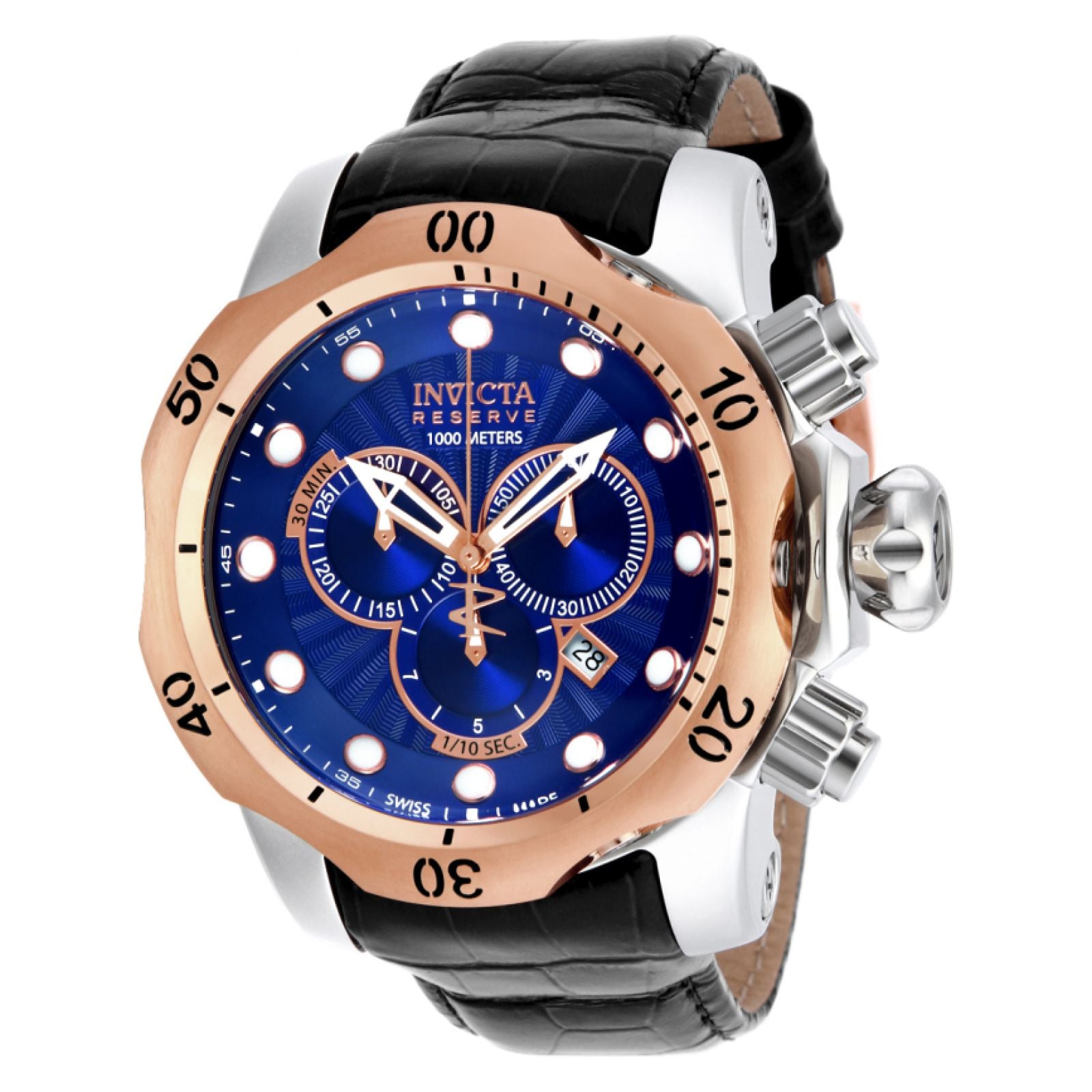 RELOJ CLÁSICO PARA HOMBRE INVICTA VENOM 13774 - NEGRO – Kronotime